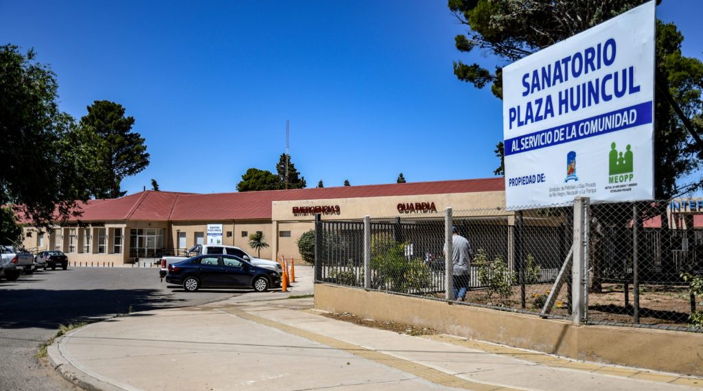 Agradecen a personal del sanatorio Plaza Huincul