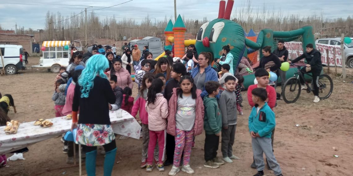 Más de cien niños y niñas celebraron su día en el barrio Cono de Seguridad