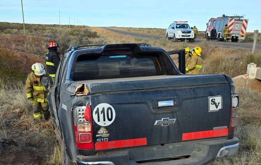 Hubo un vuelco en la Ruta 17