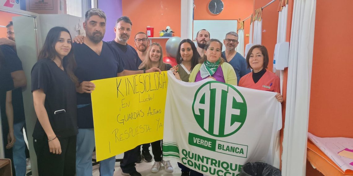 Kinesiología del hospital de Cutral Co sigue de protesta en reclamo de guardias activas
