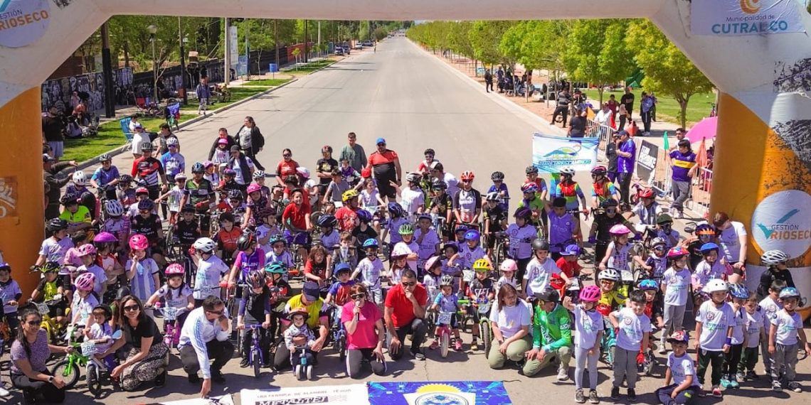 El Festival Ciclístico Infanto Juvenil fue un éxito en Cutral Co