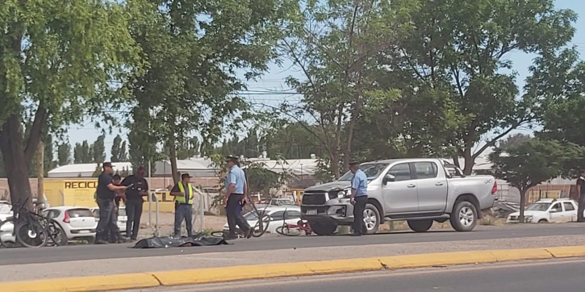 Ciclista falleció tras un incidente vial en Neuquén