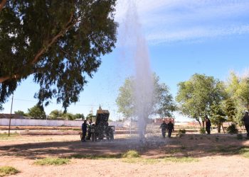Plaza Huincul recupera pozos de agua para el riego de espacios públicos