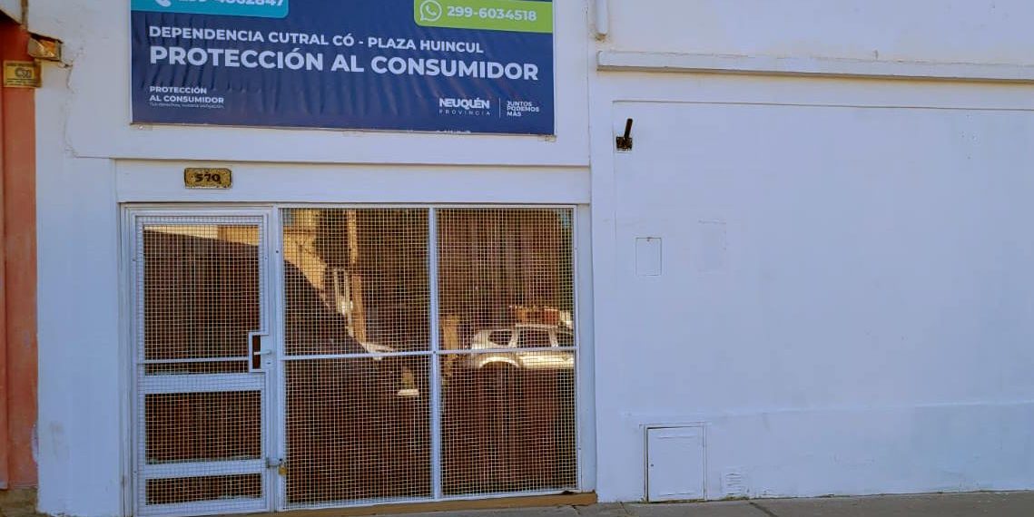 Protección al Consumidor cambió su sede, ahora está en Avenida del Trabajador en Cutral Co