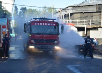 Se agranda el parque automotor de la Central N° 17 de bomberos de Plaza Huincul