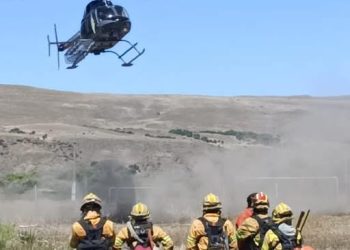 Preocupación por un incendio grande en el Parque Nacional Lanin