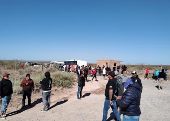 UOCRA levantó el corte en Sierra Barrosa, en medio de incidentes violentos