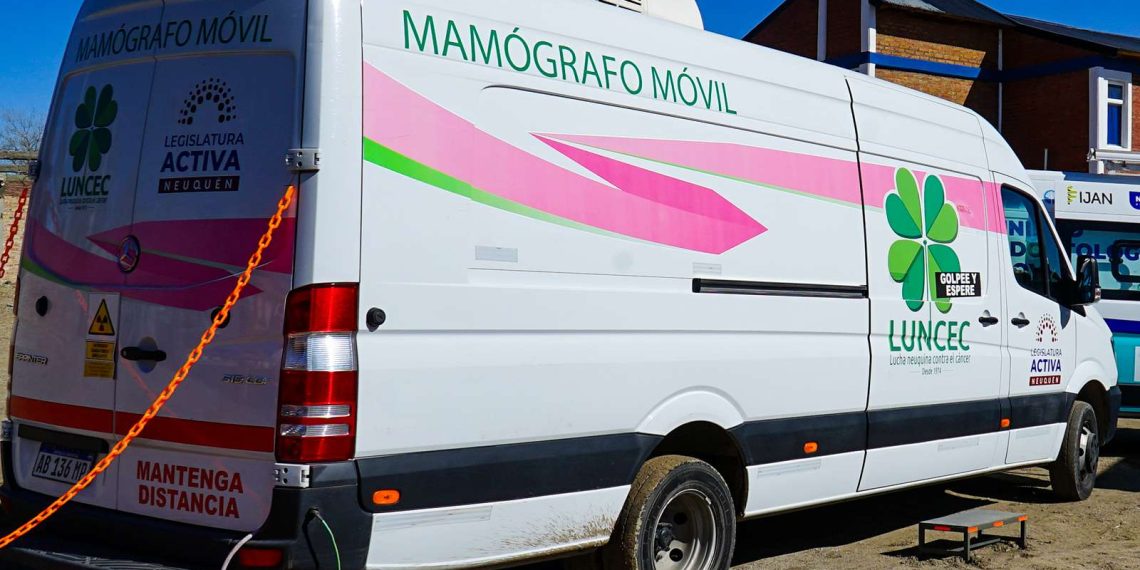 El mamógrafo móvil atenderá en Picún Leufú