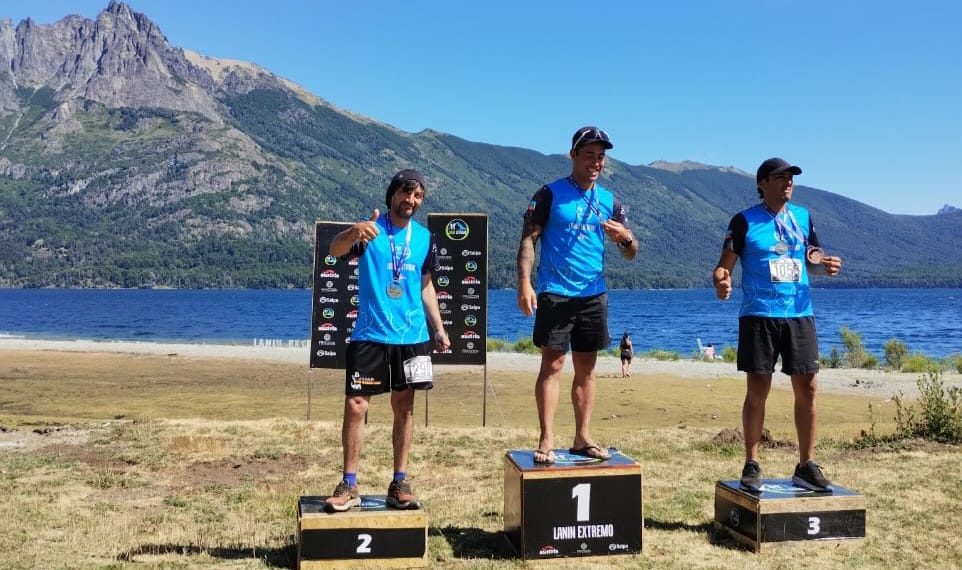 Pedro Sánchez se destacó en la competencia Lanín Extremo en Junín de los Andes