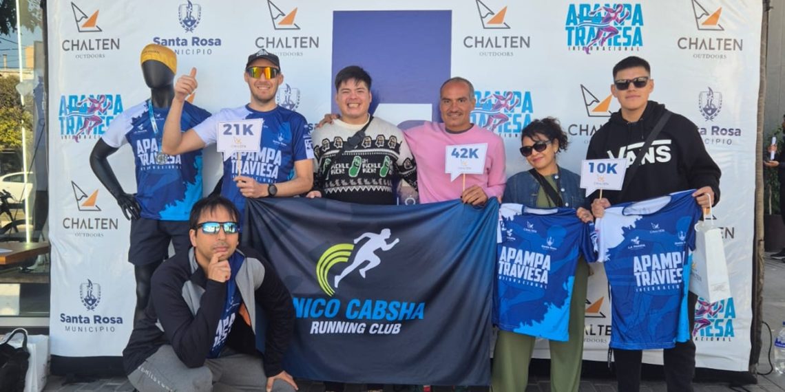La agrupación Nico Cabsha Running Club dijo presente en Santa Rosa