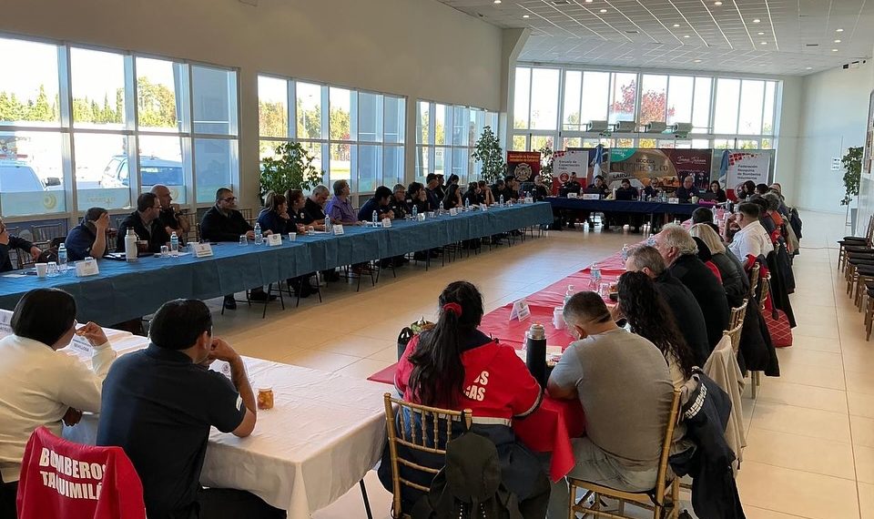 Se realizó una reunión provincial de bomberos voluntarios en Cutral Co