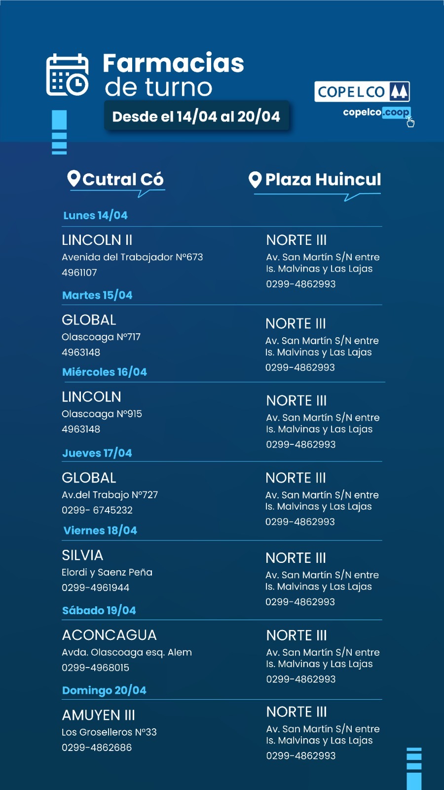 farmacias 1704