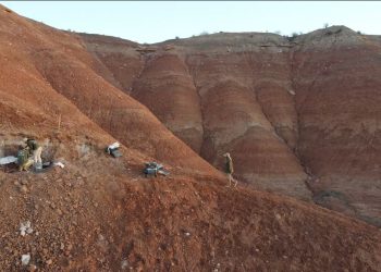 Encontraron más huevos de dinosaurios cerca del cerro Auca Mahuida