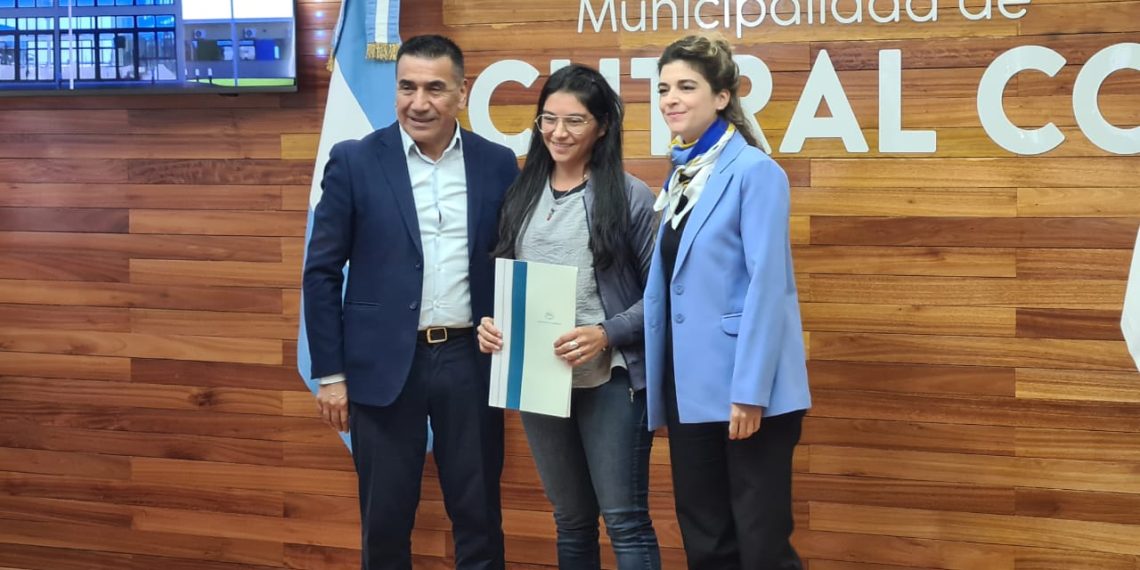 Entregaron de terrenos a afiliados de ATEN Cutral Co